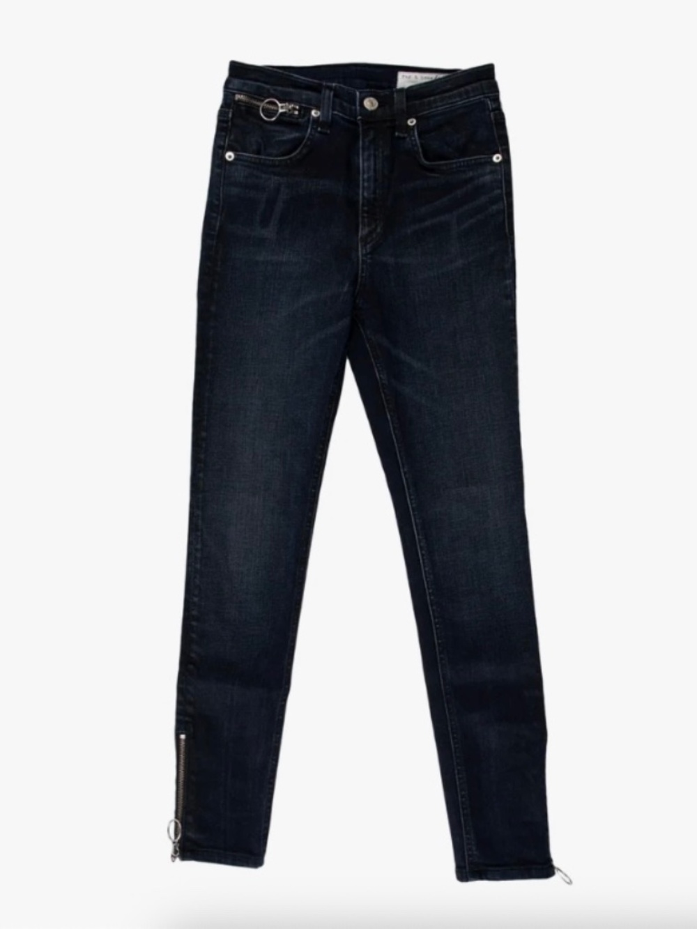 Rag & Bone Mid-Rise Skinny Leg Jeans